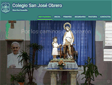 Tablet Screenshot of colsanjoseobrero.edu.ar